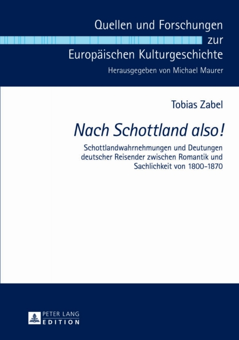 Cover image for book «Nach Schottland also!»
