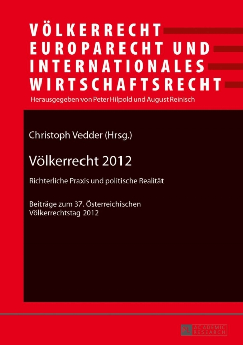 Cover image for book Voelkerrecht 2012