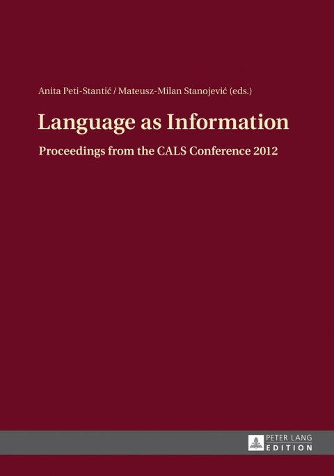 Cover image for book Language as Information