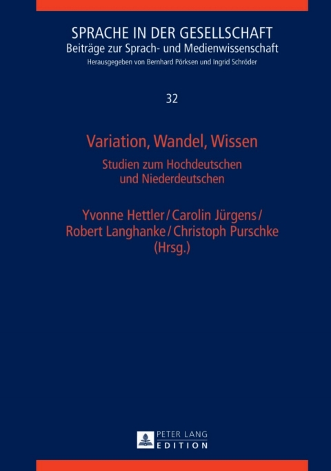 Cover image for book Variation, Wandel, Wissen