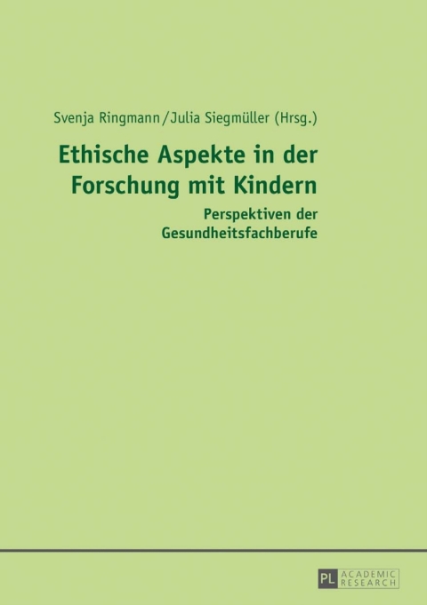 Cover image for book Ethische Aspekte in der Forschung mit Kindern
