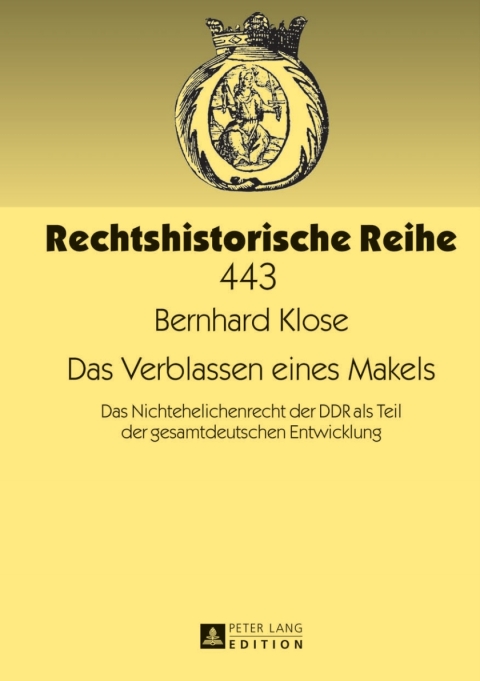 Cover image for book Das Verblassen eines Makels