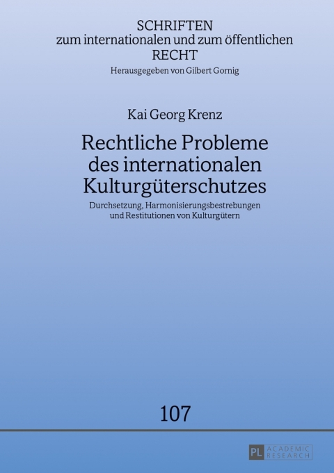 Cover image for book Rechtliche Probleme des internationalen Kulturgueterschutzes