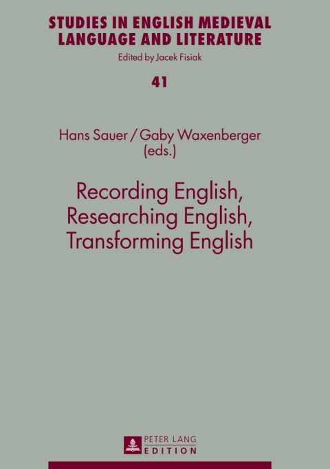Cover image for book Recording English, Researching English, Transforming English