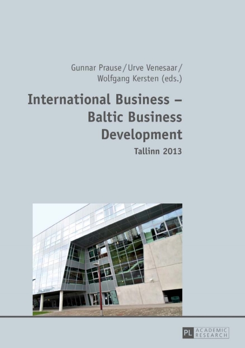 Cover image for book International Business – Baltic Business Development- Tallinn 2013