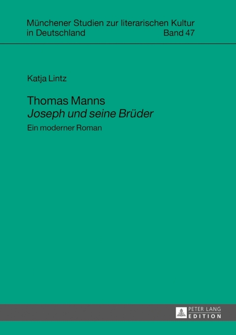 Cover image for book Thomas Manns «Joseph und seine Brueder»