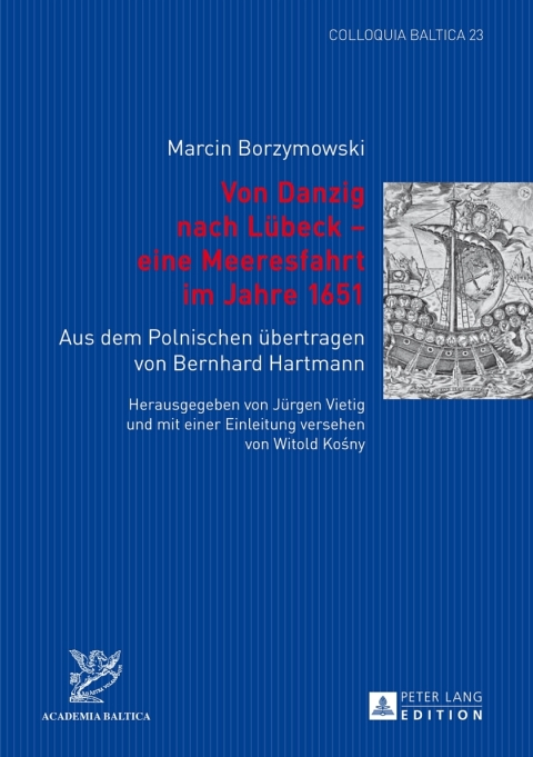 Cover image for book Von Danzig nach Luebeck – eine Meeresfahrt im Jahre 1651