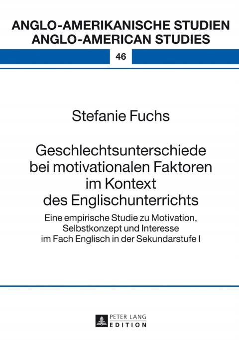 Cover image for book Geschlechtsunterschiede bei motivationalen Faktoren im Kontext des Englischunterrichts