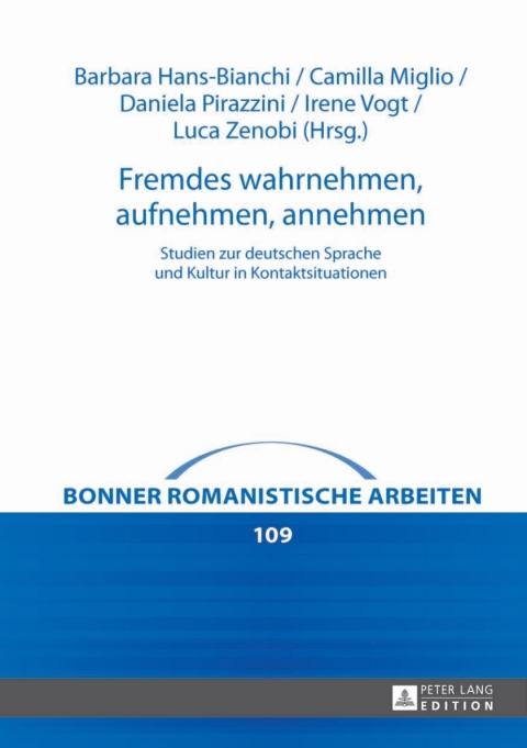 Cover image for book Fremdes wahrnehmen, aufnehmen, annehmen
