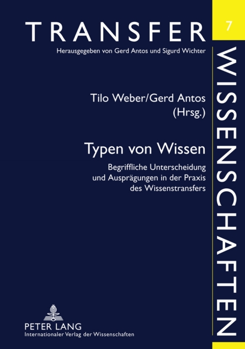 Cover image for book Typen von Wissen