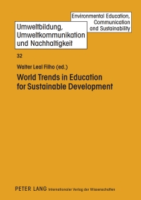 صورة الغلاف: World Trends in Education for Sustainable Development 1st edition 9783631619568
