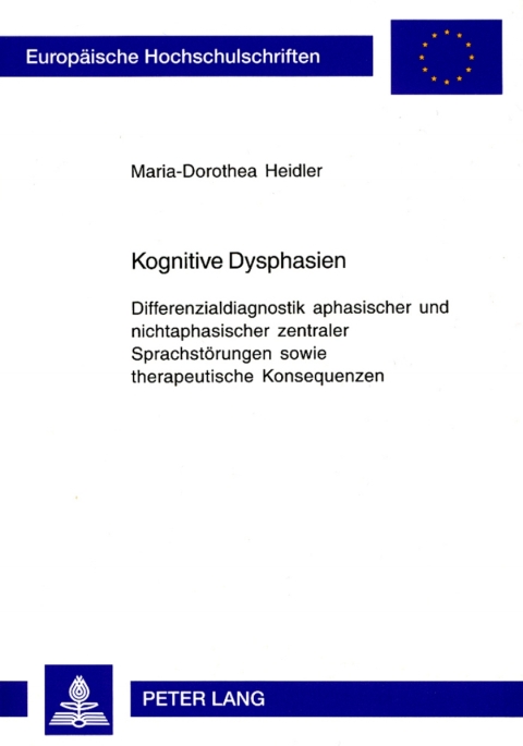 Cover image for book Kognitive Dysphasien