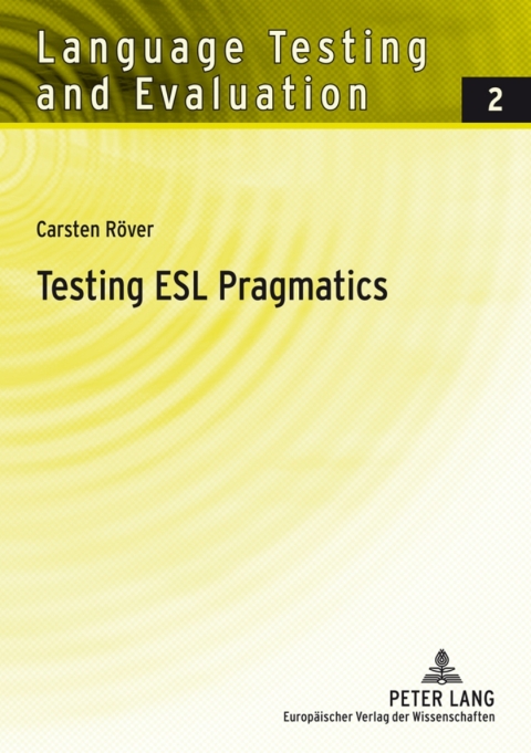 Cover image for book Testing ESL Pragmatics