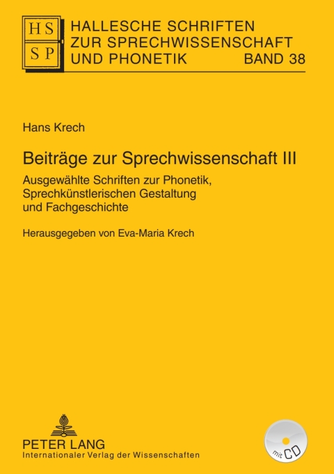 Cover image for book Beitraege zur Sprechwissenschaft III
