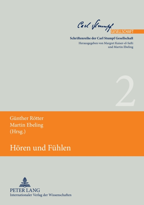 Cover image for book Hoeren und Fuehlen