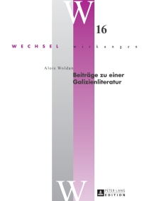 Cover image: Beitraege zu einer Galizienliteratur 1st edition 9783631658246