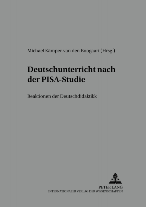 Cover image for book Deutschunterricht nach der PISA-Studie