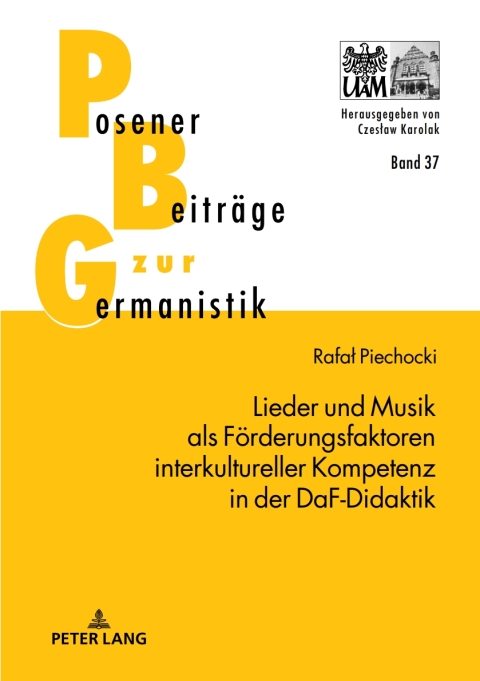 Cover image for book Lieder und Musik als Foerderungsfaktoren interkultureller Kompetenz in der DaF-Didaktik