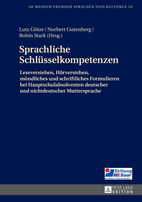 Cover image for book Sprachliche Schluesselkompetenzen und die Ausbildungsreife Jugendlicher