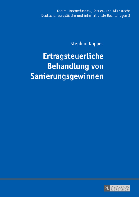 Cover image for book Ertragsteuerliche Behandlung von Sanierungsgewinnen