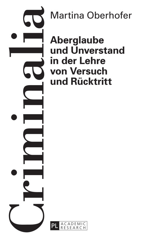 Cover image for book Aberglaube und Unverstand in der Lehre von Versuch und Ruecktritt