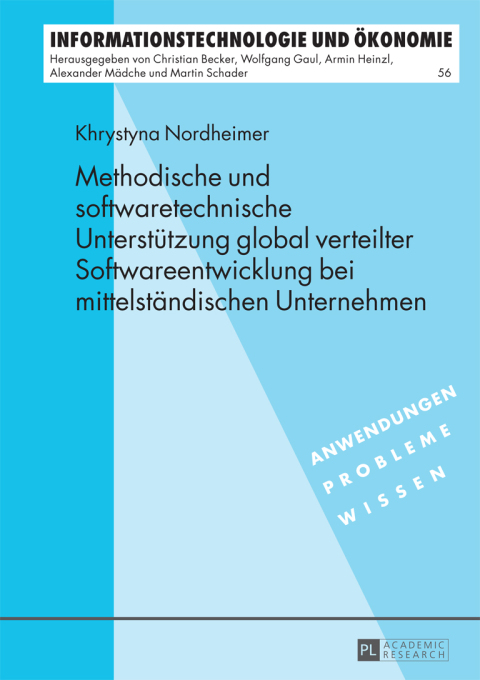 Cover image for book Methodische und softwaretechnische Unterstuetzung global verteilter Softwareentwicklung bei mittelstaendischen Unternehmen