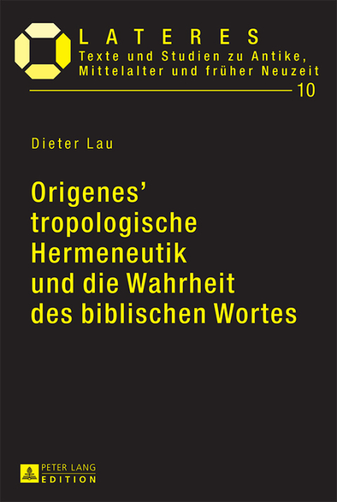 Cover image for book Origenes’ tropologische Hermeneutik und die Wahrheit des biblischen Wortes