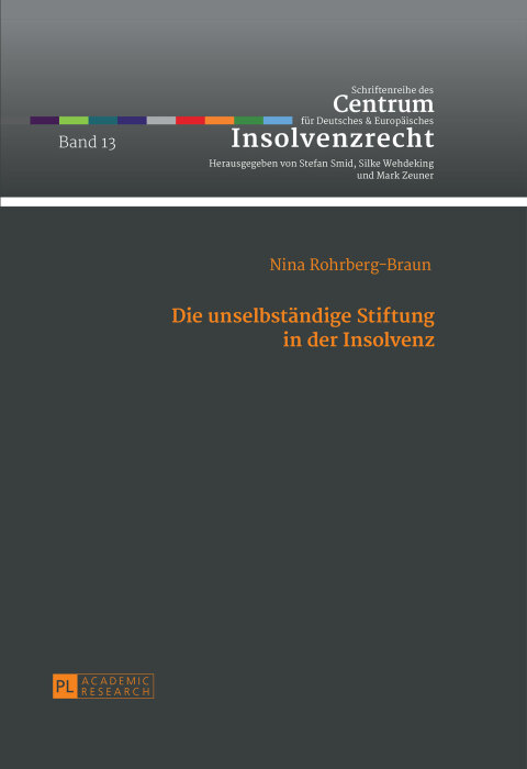 Cover image for book Die unselbstaendige Stiftung in der Insolvenz