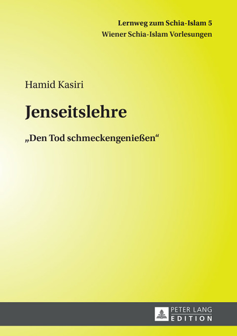Cover image for book Jenseitslehre