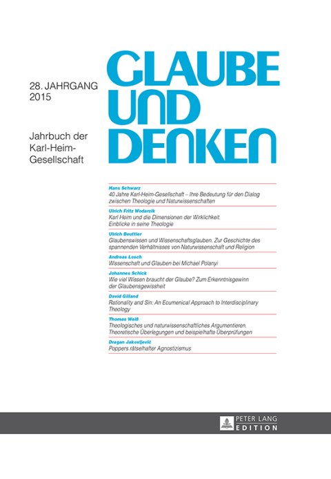 Cover image for book Glaube und Denken