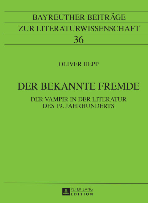 Cover image for book Der bekannte Fremde