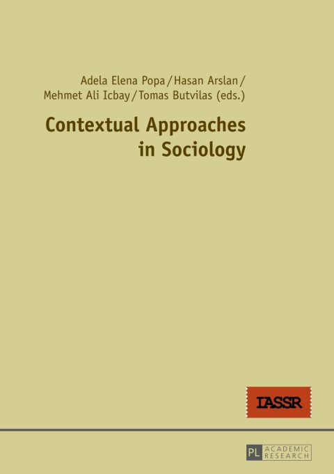 Cover image for book Contextual Approaches in Sociology