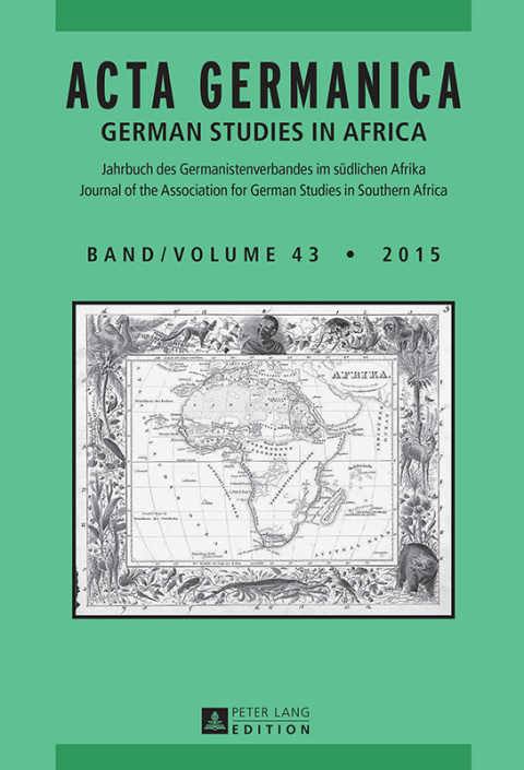 Cover image for book Acta Germanica