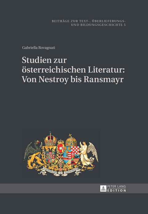 Cover image for book Studien zur oesterreichischen Literatur: Von Nestroy bis Ransmayr