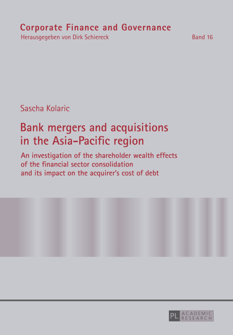 Cover image for book Bank mergers and acquisitions in the Asia-Pacific region