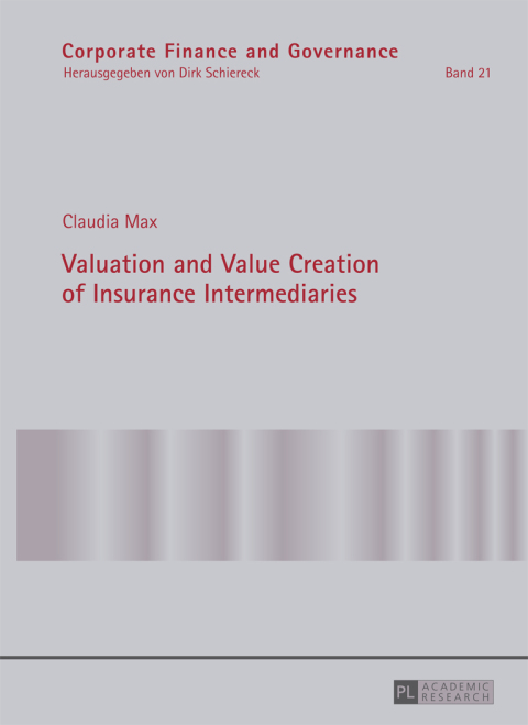 Cover image for book Valuation and Value Creation of Insurance Intermediaries