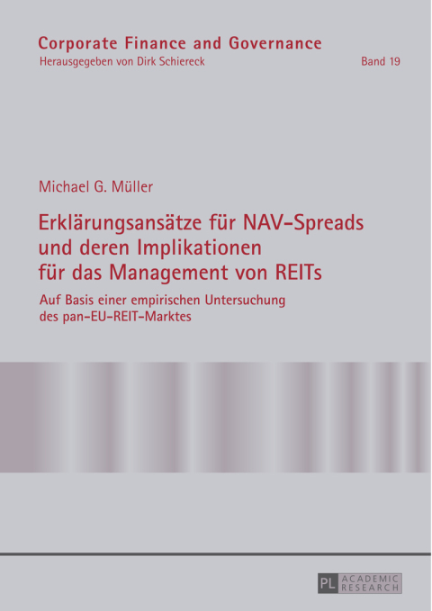 Cover image for book Erklaerungsansaetze fuer NAV-Spreads und deren Implikationen fuer das Management von REITs