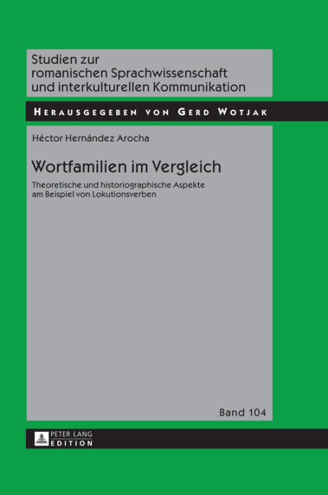 Cover image for book Wortfamilien im Vergleich