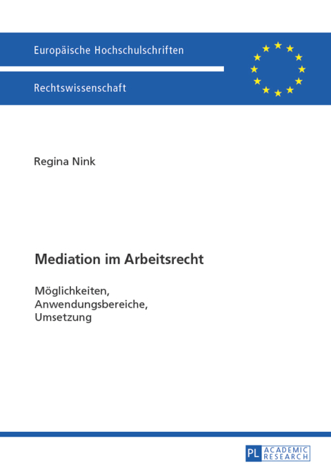 Cover image for book Mediation im Arbeitsrecht