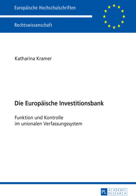 Cover image for book Die Europaeische Investitionsbank