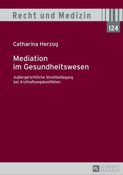 Cover image for book Mediation im Gesundheitswesen