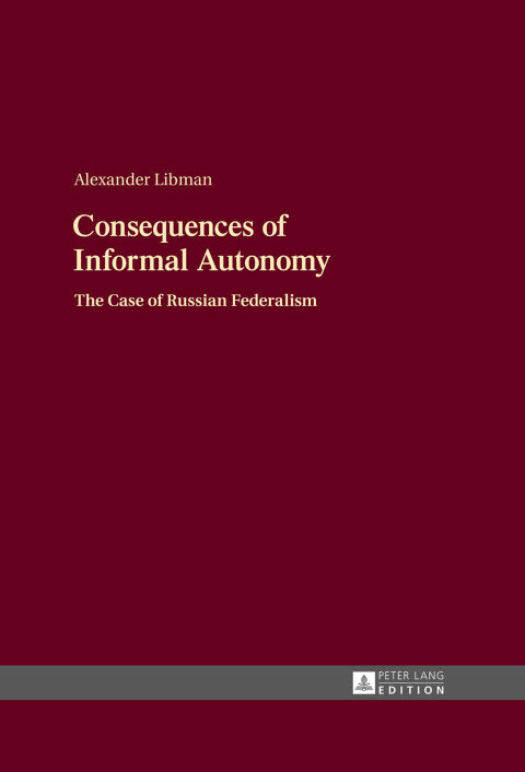 Cover image for book Consequences of Informal Autonomy