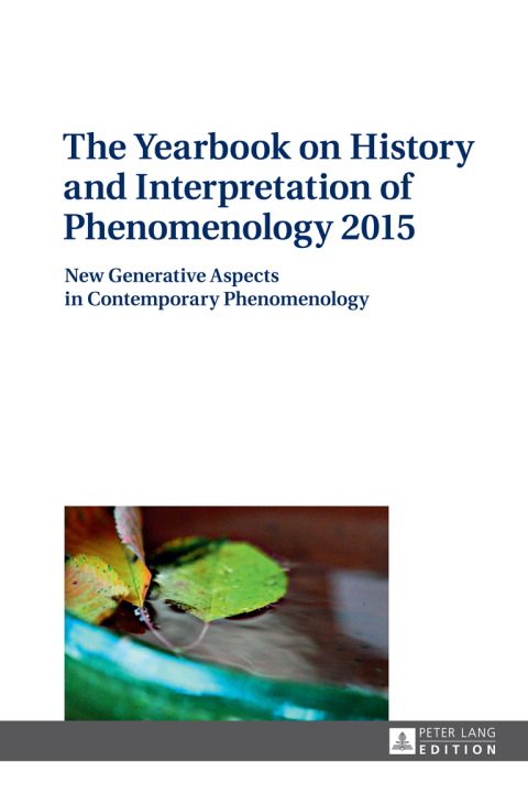 Cover image for book The Yearbook on History and Interpretation of Phenomenology 2015