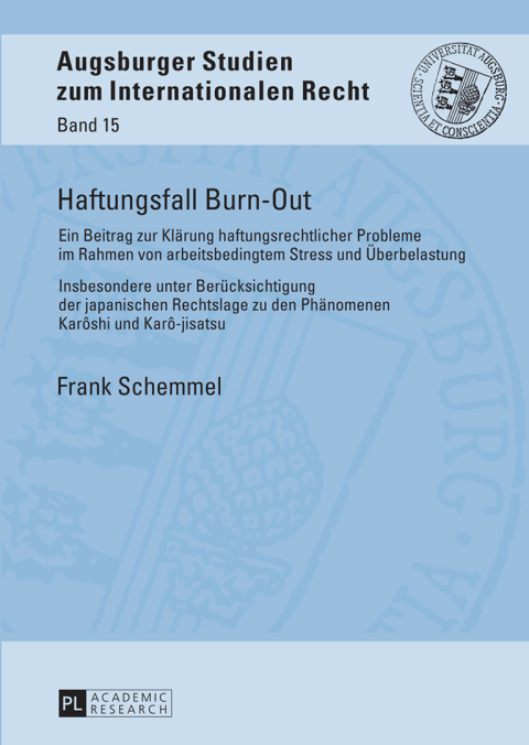 Cover image for book Haftungsfall Burn-Out