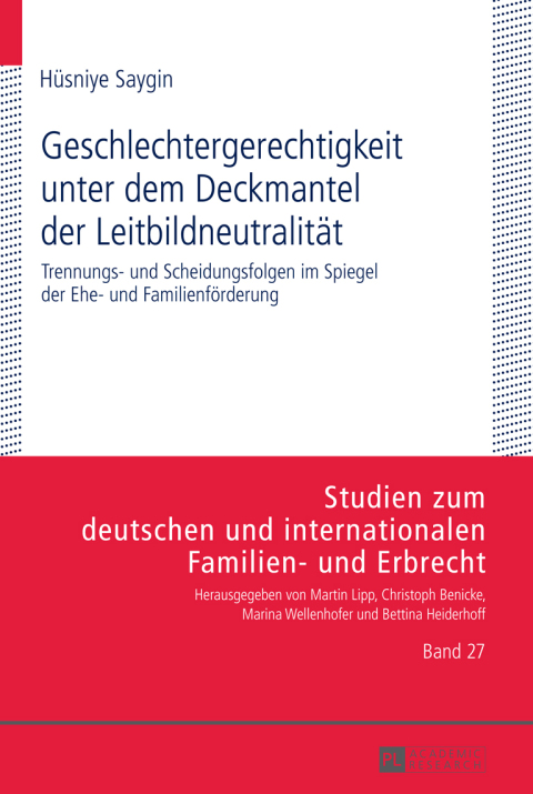 Cover image for book Geschlechtergerechtigkeit unter dem Deckmantel der Leitbildneutralitaet
