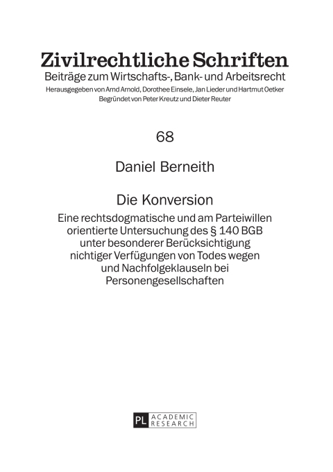 Cover image for book Die Konversion