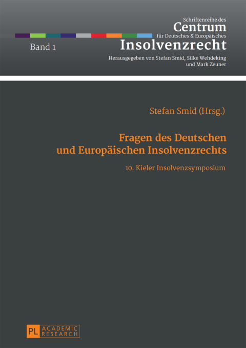 Cover image for book Fragen des Deutschen und Europaeischen Insolvenzrechts
