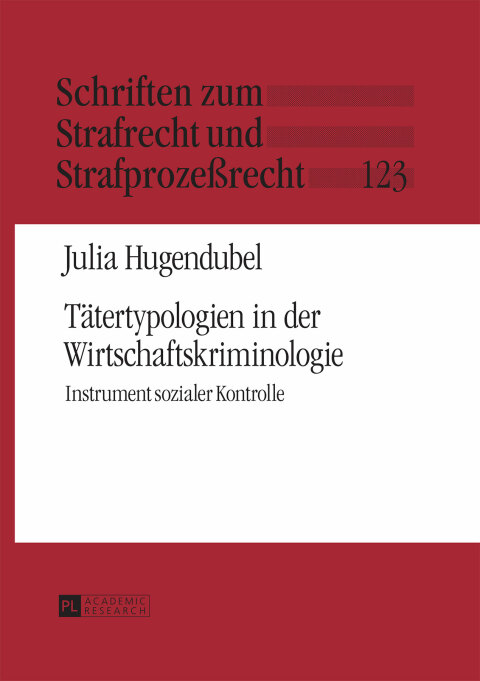 Cover image for book Taetertypologien in der Wirtschaftskriminologie