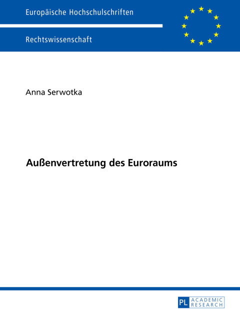 Cover image for book Außenvertretung des Euroraums
