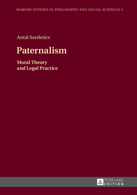 Cover image for book Paternalism